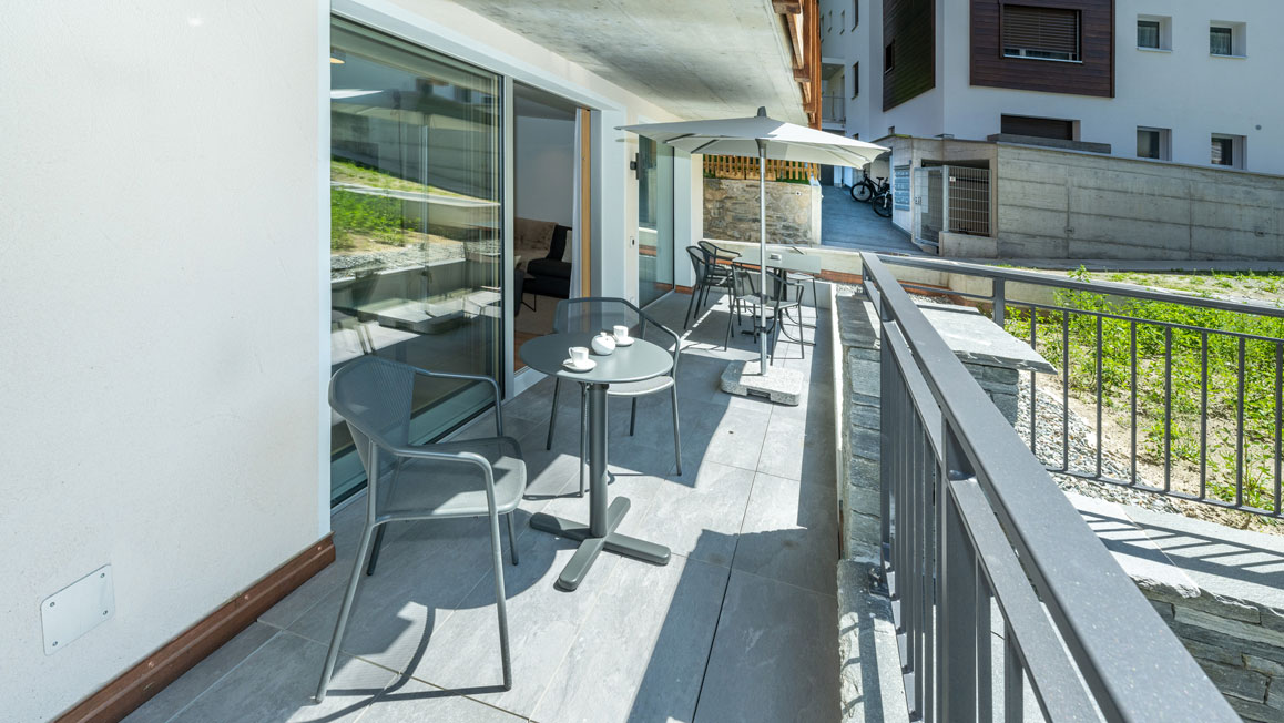 Colosseo Appartements Zermatt Malachit Suite Terrasse