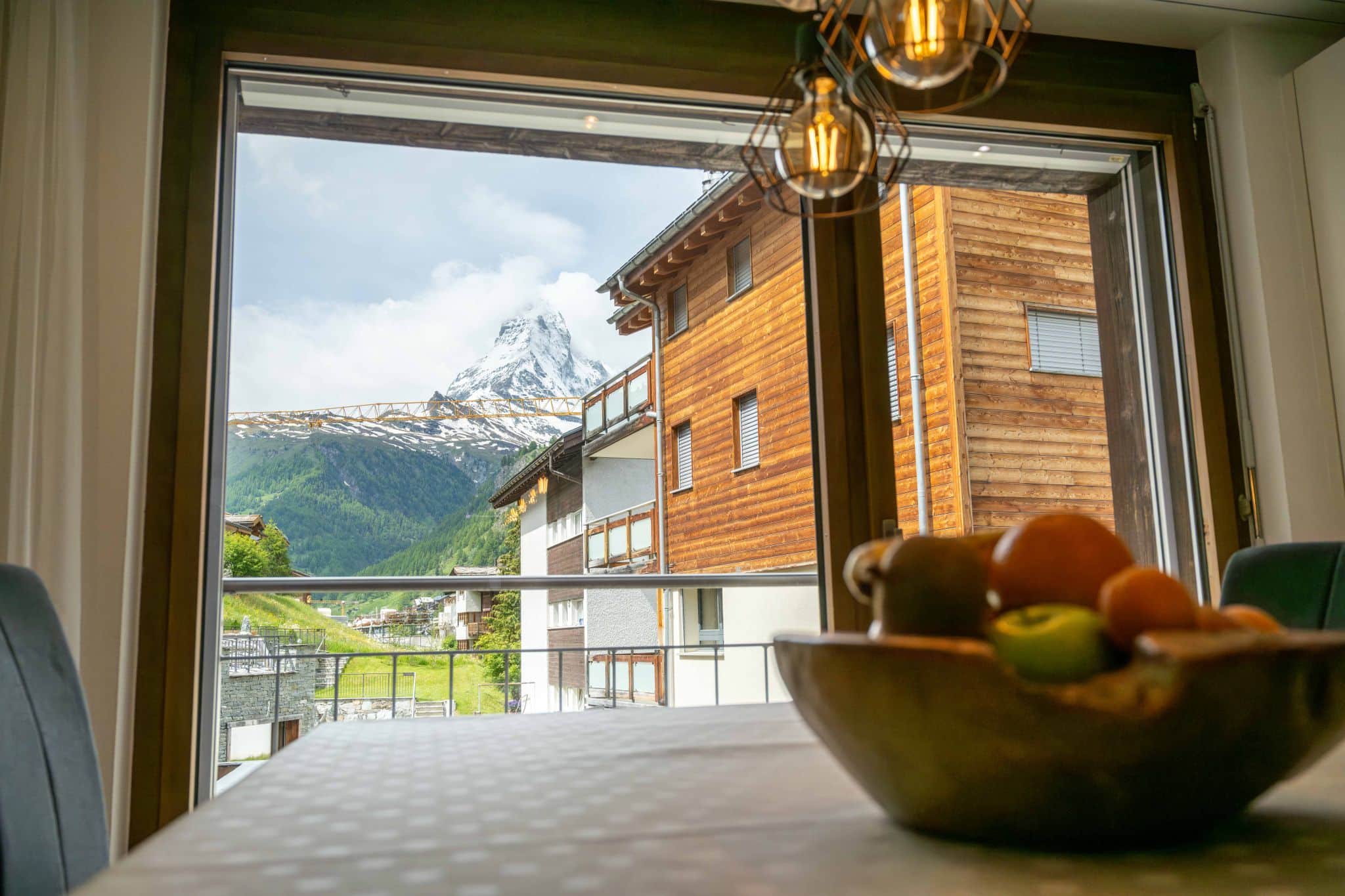 Colosseo Appartements Zermatt Malachit Suite Aussicht